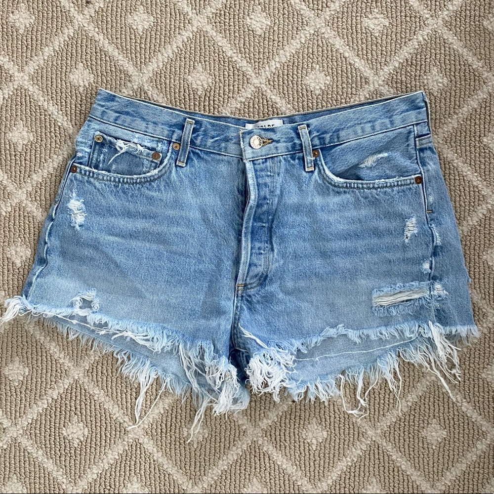 Agolde jean shorts